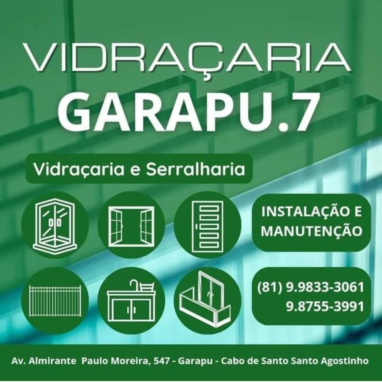 Vidraçaria e Serralharia Garapu.7