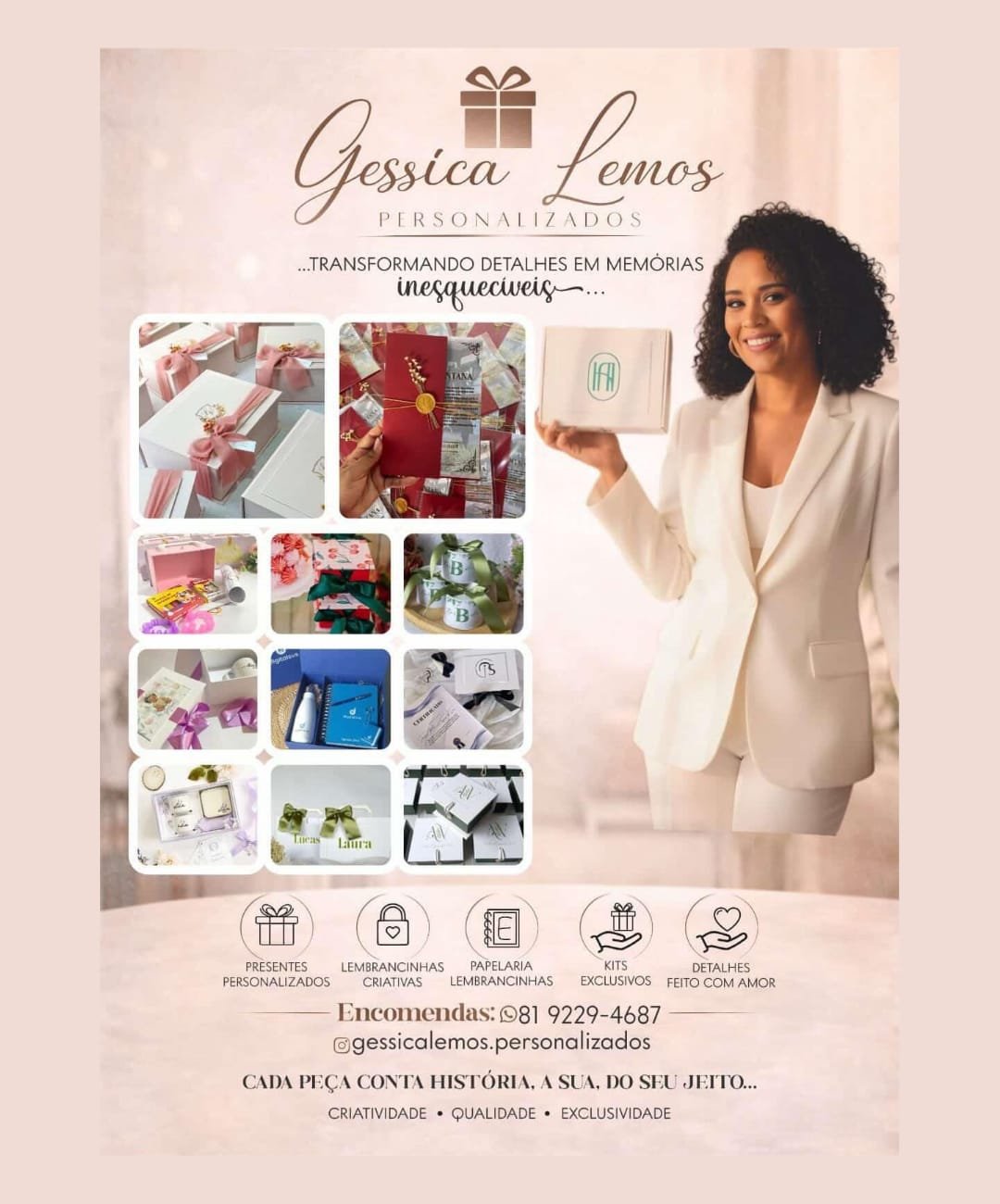 Gessica Lemos Brindes Personalizados