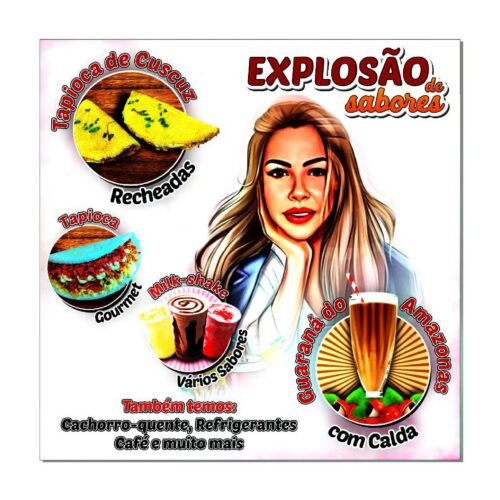 Fiteiro da Galega – Vivi Explosão de Sabores -Tapioca Gourmet – Salgados – Guaraná Amazonas – Sanduíches – Sucos e Muito Mais.